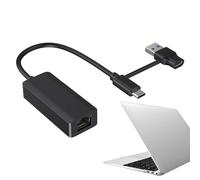 Gigabit Network Adapter For Laptop | USB3.0 Clear Video Effect Network Port Cable,Desktop PC Web External Adapter No Driver Required