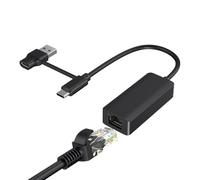 Gigabit Network Adapter, USB 3.0 Wired Network Card, External Ethernet Connector, Driver-Free Setup and High-Speed Transfer, for Laptops, Computers, Mobile Phones, Office Internet Access