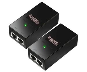 Gigabit POE Injector Adapter, IEEE 802.3af/at Compliant, 10/100/1000Mbps RJ45, Compatible with TP-Link TL-POE150S, TRENDnET TPE-113GI, 2 Pack