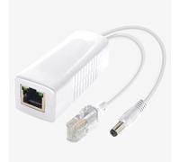 Gigabit PoE Splitter 12V DC 5.5x2.1mm, 48V to DC 12V/2A Output, 1000Mbps, IEEE802.3af/at, PoE Adapter Active for IP Camera, AP and Other DC Power Supply Devices (1)