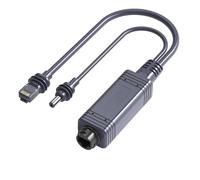 Gigabit PoE Splitter High Power 100W Long Distance 100m Ethernet Power Over Ethernet Adapter for Security Cameras VoIP Phones Wireless Access Points ABS Material