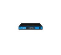 Gigabit POE switch 16/24/48 ports full Gigabit Ethernet switch 10/100/1000Mbps network switch non-managed AI smart switch (Color : EW-S1918CG-AP)