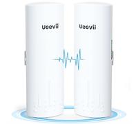 Gigabit Wireless Bridge, UeeVii CPE820 5.8G 1Gbps Point to Point WiFi Outdoor CPE with 16dBi High-Gain Antenna, Lang Range Up to 3KM, Plug and Play,24V PoE Power, IP65 Waterproof,2-Pack