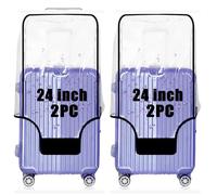 GigabitBest luggage cover, 40mm black edge heavy duty, 24” suitcase cover, Luggage Cover 2 Piece