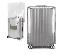 GigabitBest luggage cover, Clear-0.4mm, 30" suitcase cover