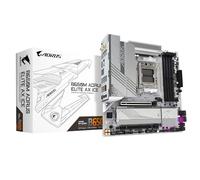 GIGABTE B650M AORUS Elite AX ICE AMD AM5 mATX Motherboard, Support Ryzen 9000/8000/7000 Series, DDR5, 12+2+2 Power Phase, PCIe 5.0 M.2, USB-C 3.2 Gen 2, WIFI6E, 2.5 GbE, EZ-Latch, Q-Flash, RGB Fusion