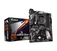 GIGABYTE A520 AORUS ELITE Motherboard - Supports AMD Ryzen 5000 Series AM4 CPUs, 5+3 Phases Pure Digital VRM, up to 4733MHz DDR4 (OC), PCIe 3.0 x4 M.2, GbE LAN, USB 3.2 Gen2
