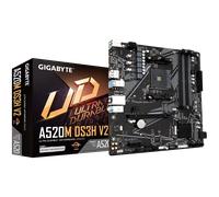 GIGABYTE A520M DS3H V2 Motherboard - Supports AMD Ryzen 5000 Series AM4 CPUs, up to 4733MHz DDR4 (OC), PCIe 3.0 x16, GbE LAN, USB 3.2 Gen 1