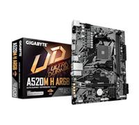 GIGABYTE A520M H ARGB Motherboard - Supports AMD Ryzen 5000 Series CPUs, up to 5100MHz DDR4 (OC), PCIe 3.0 x4 M.2, 1 GbE LAN, USB 3.2 Gen 1