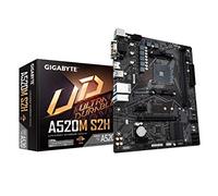 Gigabyte A520M S2H (AMD Ryzen AM4/MicroATX/4+3 Phases Digital PWM Gaming GbE LAN/NVMe PCIe 3.0 x4 M.2/3 Display Interfaces/Q-Flash Plus/RGB Fusion 2.0/Motherboard)