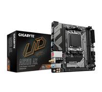 GIGABYTE A620I AX Motherboard - Supports AMD Ryzen 8000 CPUs, 5+2+1 Phases Digital VRM, up to 6400MHz DDR5 (OC), 1xPCIe 4.0 M.2, Wi-Fi 6E, 2.5GbE LAN, USB 3.2 Gen 2