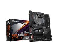 GIGABYTE B550 AORUS ELITE AX V2 Motherboard - AMD Ryzen 5000 CPUs, 12+2 Phases VRM, up to 4733MHz DDR4, 1xPCIe 4.0 + 1xPCIe 3.0 M.2, Wi-Fi 6E, 2.5GbE LAN, USB 3.2 Gen 2