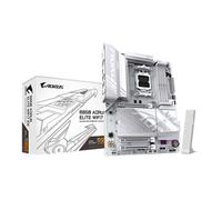 GIGABYTE B850 AORUS ELITE WIFI7 ICE Motherboard - AMD Ryzen 9000 Series CPUs, 12+2+1 Phases Digital VRM, up to 8200MHz DDR5 (OC), 1xPCIe 5.0 + 2xPCIe 4.0 M.2, 2.5 LAN, WIFI 7, USB 3.2 Gen 2x2