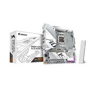 GIGABYTE B850M AORUS ELITE WIFI6E ICE Motherboard- AMD Ryzen 9000 Series CPUs, 12+2+1 Phases Digital VRM, up to 8200MHz DDR5 (OC), 1xPCIe 5.0 + 1xPCIe 4.0 M.2, 2.5LAN, WIFI 7, USB 3.2 Gen 2