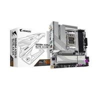 GIGABYTE B650M AORUS ELITE AX ICE Motherboard - AMD Ryzen 9000 Series CPUs, 12+2+2 Phases VRM, up to 8000MHz DDR5 (OC), 1xPCIe 5.0 + 1xPCIe 4.0 M.2, 2.5GbE LAN, WIFI 6E, USB 3.2 Gen 2x2