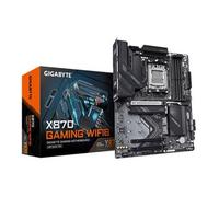 GIGABYTE X870 GAMING WIFI6 Motherboard - Supports AMD Ryzen 9000 CPUs, 8+2+2 phases VRM, up to 8000MHz DDR5 (OC), 1xPCIe 5.0 + 2xPCIe 4.0, Wi-Fi 6, 2.5GbE LAN, USB 4
