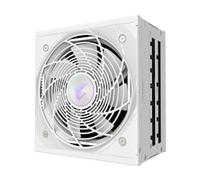 Gigabyte AORUS ELITE 1000W PLATINUM ICE PSU - Fully Modular, 80 PLUS Platinum, PCIe 5.1 with 12V-2x6 GPU Support, ATX 3.1 Ready, 120mm FDB Smart Fan (0 RPM Mode), Compact Size & Magnetic Logo - White