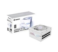 GIGABYTE AORUS ELITE P1000W ICE Power Supply Unit - PCIe 5.0 80 PLUS Platinum Fully modular design 120mm Fan ATX 3.0 compatible EU Plug
