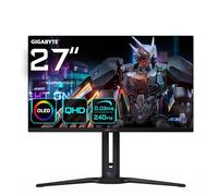 GIGABYTE AORUS FO27Q2 27" OLED QHD Gaming Monitor - 2560 x 1440, 240Hz, 0.03ms, KVM, 250 cd/m², FreeSync Premium Pro, DisplayHDR True Black 400, HDMI 2.1