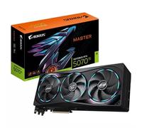 GIGABYTE AORUS GeForce RTX 5070 Ti MASTER 16G Graphics Card - 16GB GDDR7, 256bit, PCI-E 5.0, 2670 MHz Core Clock, 3 x DP 2.1a, 1 x HDMI 2.1b, NVIDIA DLSS 4, GV-N507TAORUS M-16GD