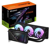 GIGABYTE AORUS GeForce RTX 5080 XTREME WATERFORCE 16G Graphics Card - 16GB GDDR7, 256bit, PCI-E 5.0, 2805MHz Core Clock, 3 x DP 2.1a, 1 x HDMI 2.1b, NVIDIA DLSS 4, GV-N5080AORUSX W-16GD