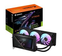 GIGABYTE AORUS GeForce RTX 5090 XTREME WATERFORCE 32G Graphics Card - 32GB GDDR7, 512bit, PCI-E 5.0, 2655MHz Core Clock, 3 x DP 2.1a, 1 x HDMI 2.1b, NVIDIA DLSS 4, GV-N5090AORUSX W-32GD