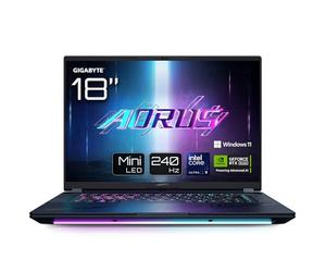 Gigabyte AORUS MASTER 18 BZH Gaming Laptop - 18.0“, 240Hz WQXGA, Intel Core 275HX, RTX 5090 GPU, 32GB DDR5 5600MHz, 2 x Gen4 1TB SDD, Windows 11 Pro, 2 Year Warranty, AORUS MASTER 18 BZHC6UKD65SP