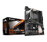 GIGABYTE B450 AORUS Elite V2 Motherboard - Supports AMD Series 5000 CPUs, 8+2 Phases Digital Twin Power Design, up to 3600MHz DDR4 (OC), 2xPCIe 3.0 M.2, GbE LAN, USB 3.1 Gen 1