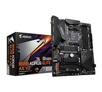 GIGABYTE B550 AORUS ELITE AX V2 Motherboard - AMD Ryzen 5000 CPUs, 12+2 Phases VRM, up to 4733MHz DDR4, 1xPCIe 4.0 + 1xPCIe 3.0 M.2, Wi-Fi 6E, 2.5GbE LAN, USB 3.2 Gen 2