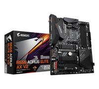 GIGABYTE B550 AORUS ELITE AX V2 Motherboard - AMD Ryzen 5000 CPUs, 12+2 Phases VRM, up to 4733MHz DDR4, 1xPCIe 4.0 + 1xPCIe 3.0 M.2, Wi-Fi 6E, 2.5GbE LAN, USB 3.2 Gen 2
