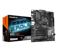 GIGABYTE B550 EAGLE Motherboard - AMD Ryzen 5000 G-Series CPUs, 10+3+1 Phases VRM, up to 3200MHz DDR4, 1xPCIe 4.0 + 1xPCIe 3.0 M.2, 1GbE LAN, USB 3.2 Gen 2