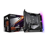 GIGABYTE B550I AORUS PRO AX (AM4 AMD/B550/Mini-Itx/Dual M.2/SATA 6Gb/s/USB 3.2 Gen 1/WiFi 6/2.5 GbE LAN/PCIe4.0/Realtek ALC1220-Vb/DisplayPort 1.4/2xHDMI 2.0B/RGB Fusion 2.0/DDR4/Gaming Motherboard)