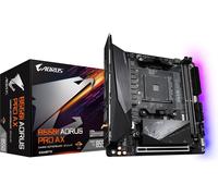 GIGABYTE B550I AORUS PRO AX Motherboard - AMD Ryzen 5000 CPUs, 8 Phases VRM, up to 5300MHz DDR4, 1xPCIe 4.0 + 1xPCIe 3.0 M.2, Wi-Fi 6E, 2.5GbE LAN, USB 3.2 Gen 2