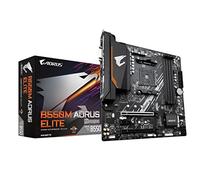 GIGABYTE B550M AORUS ELITE Motherboard - AMD Ryzen 5000 CPUs, 5+3 Phases VRM, up to 4733MHz DDR4, 1xPCIe 4.0 + 1xPCIe 3.0 M.2, 1GbE LAN, USB 3.2 Gen 1