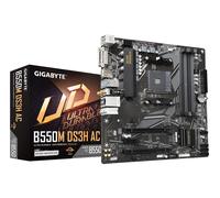GIGABYTE B550M DS3H AC Motherboard - AMD Ryzen 5000 CPUs. 5+3 Phases V