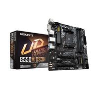 GIGABYTE B550M DS3H Motherboard - AMD Ryzen 5000 CPUs, 5+3 Phases VRM, up to 4733MHz DDR4, 1xPCIe 4.0 + 1xPCIe 3.0 M.2, 1GbE LAN, USB 3.2 Gen 1