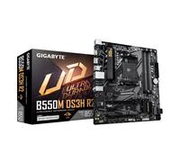 GIGABYTE B550M DS3H R2 Motherboard - AMD Ryzen 5000 CPUs 5+3 Phases VRM up to 4733MHz DDR4 (O.C.) 1xPCIe 4.0 + 1xPCIe 3.0 M.2 1GbE LAN USB 3.2 Gen 1