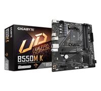 GIGABYTE B550M K Motherboard - AMD Ryzen 5000 CPUs, up to 4733MHz DDR4, 1xPCIe 4.0 + 1xPCIe 3.0 M.2, 1GbE LAN, USB 3.2 Gen 1