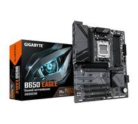 GIGABYTE B650 EAGLE Motherboard - AMD Ryzen 9000 Series CPUs, 12+2+2 Phases VRM, up to 7600MHz DDR5 (OC), 1xPCIe 5.0 + 2xPCIe 4.0 M.2, GbE LAN, USB 3.2 Gen 2