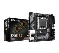 GIGABYTE B650I AX Motherboard - AMD Ryzen 9000 Series CPUs, 5+2+1 Phases VRM, up to 6400MHz DDR5 (OC), 1xPCIe 4.0 M.2, 2.5GbE LAN, WIFI 6E, USB 3.2 Gen 2