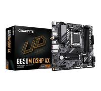 GIGABYTE B650M D3HP AX Motherboard - AMD Ryzen 9000 Series CPUs, 5+2+2 Phases VRM, up to 8000MHz DDR5 (OC), 2xPCIe 4.0 M.2, WIFI 6E, 2.5GbE LAN, USB 3.2 Gen 1