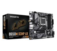 GIGABYTE B650M D3HP AX Motherboard - AMD Ryzen 9000 Series CPUs, 5+2+2 Phases VRM, up to 8000MHz DDR5 (OC), 2xPCIe 4.0 M.2, WIFI 6E, 2.5GbE LAN, USB 3.2 Gen 1
