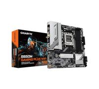 GIGABYTE B650M GAMING PLUS WIFI AMD AM5 mATX Motherboard, Support Ryzen 9000/8000/7000 Series, DDR5, 5+2+2 Power Phase, 2x M.2, PCIe 4.0, USB-C 3.2 Gen 1, WIFI6E, 2.5GbE, EZ-Latch, Q-Flash, RGB Fusion