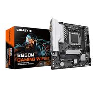 GIGABYTE B650M GAMING WIFI6E Motherboard - AMD Ryzen 9000 Series CPUs, 5+2+2 Phases VRM, up to 6400MHz DDR5 (OC), 1xPCIe 4.0 M.2, 2.5 GbE LAN, WIFI 6E, USB 3.2 Gen 1