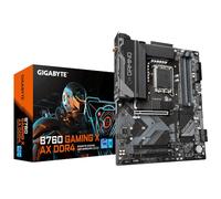 GIGABYTE B760 GAMING X AX Motherboard - Supports Intel Core 14th Gen CPUs, 8+1+1 Phases Digital VRM, up to 7600MHz DDR5 (OC), 3xPCIe 4.0 M.2, Wi-Fi 6E, 2.5GbE LAN, USB 3.2 Gen 2