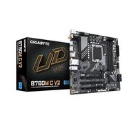 GIGABYTE B760M C V2 LGA 1700 Intel B760 M-ATX Motherboard with DDR5, Triple M.2, PCIe 4.0, USB 3.2 Gen 2x2 Type-C, WiFi 6, 1GbE LAN, Q-Flash Plus, EZ-Latch
