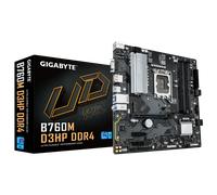 GIGABYTE B760M D3HP DDR4 Motherboard - Supports Intel Core 14th Gen CPUs, 4+1+1 Phases Digital VRM, up to 5333MHz DDR4 (OC), 2xPCIe 4.0 M.2, GbE LAN, USB 3.2 Gen1