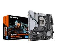 GIGABYTE B760M GAMING PLUS WIFI DDR4 Motherboard - Supports 14th Gen. Intel Core CPUs, 4+1+1 phases VRM, up to 5333MHz DDR4 (OC), 2xPCIe 4.0 M.2, Wi-Fi 6, 1 GbE LAN, USB 3.2 Gen 1