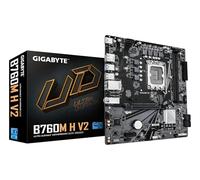 GIGABYTE B760M H V2 Motherboard - Supports Intel Core 14th Gen CPUs, 5+1+1 Phases Digital VRM, up to 8000MHz DDR5 (O.C.), 1xPCIe 4.0 M.2, 1GbE LAN, USB 3.2 Gen1