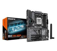 GIGABYTE B840 EAGLE WIFI6E Motherboard - AMD Ryzen 9000 CPUs, 8+2+2 Phases VRM, up to 8200MHz DDR5(O.C), 2xPCIe 4.0 + 1xPCIe 3.0 M.2, Wi-Fi 6E, 2.5GbE LAN, USB 3.2 Gen 2